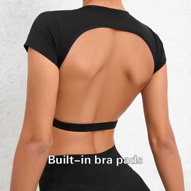 FORME Sculpt Backless Crop Top