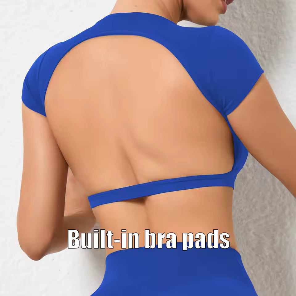 FORME Sculpt Backless Crop Top