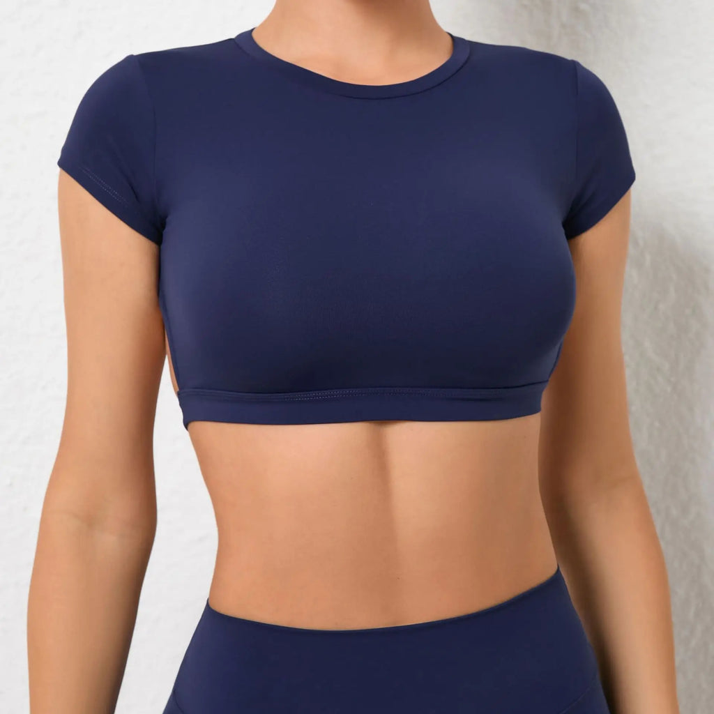 FORME Sculpt Backless Crop Top
